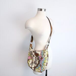 Relic Butterfly Canvas Bright Purse Crossbody Leather Y2K Satchel